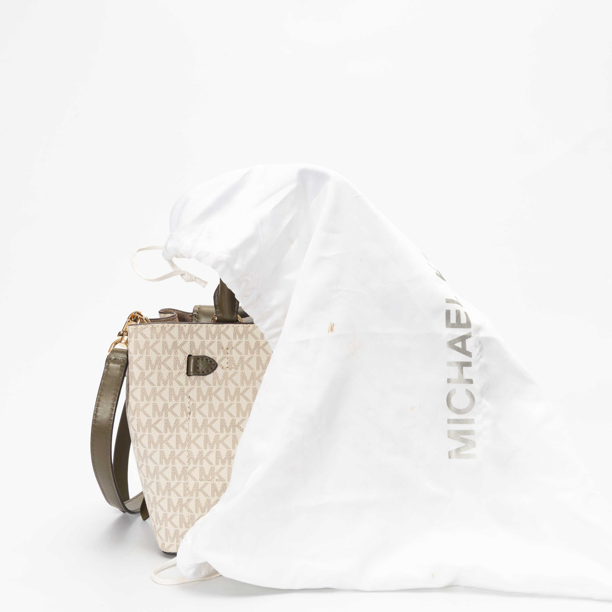 Michael Kors Hamilton Legacy Logo Belted Satchel