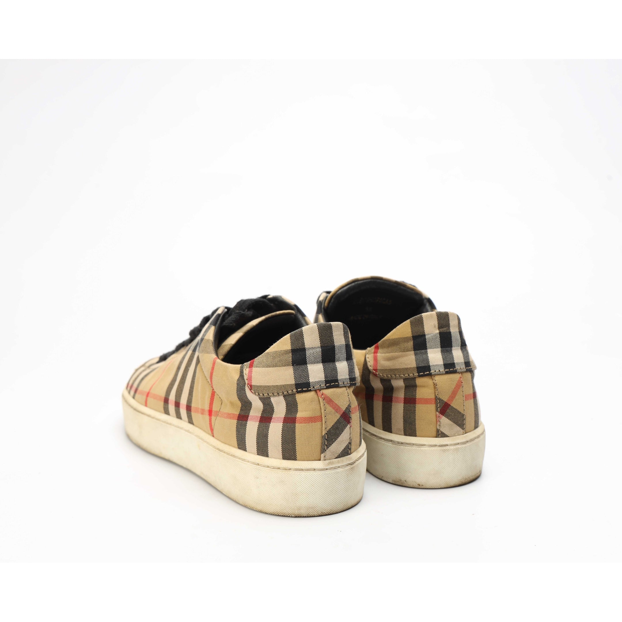 Burberry Check Canvas Sneakers