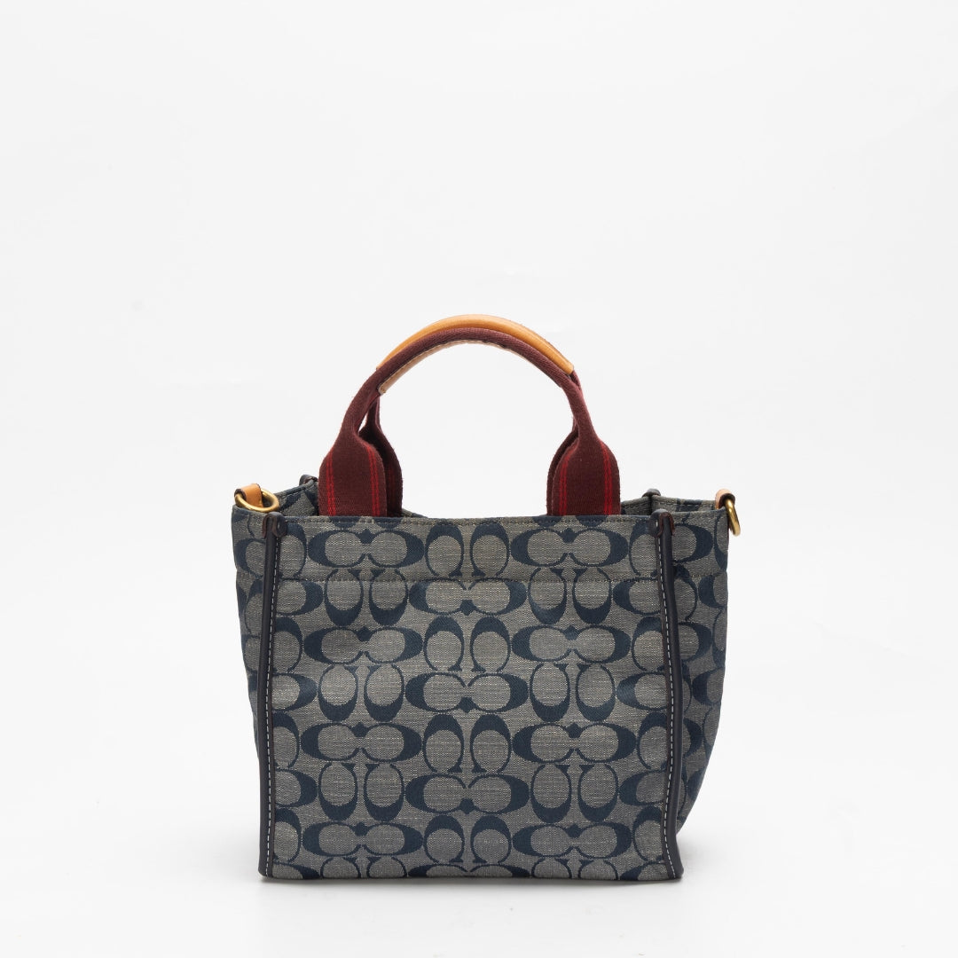 Coach Signature Chambray Convetible Tote