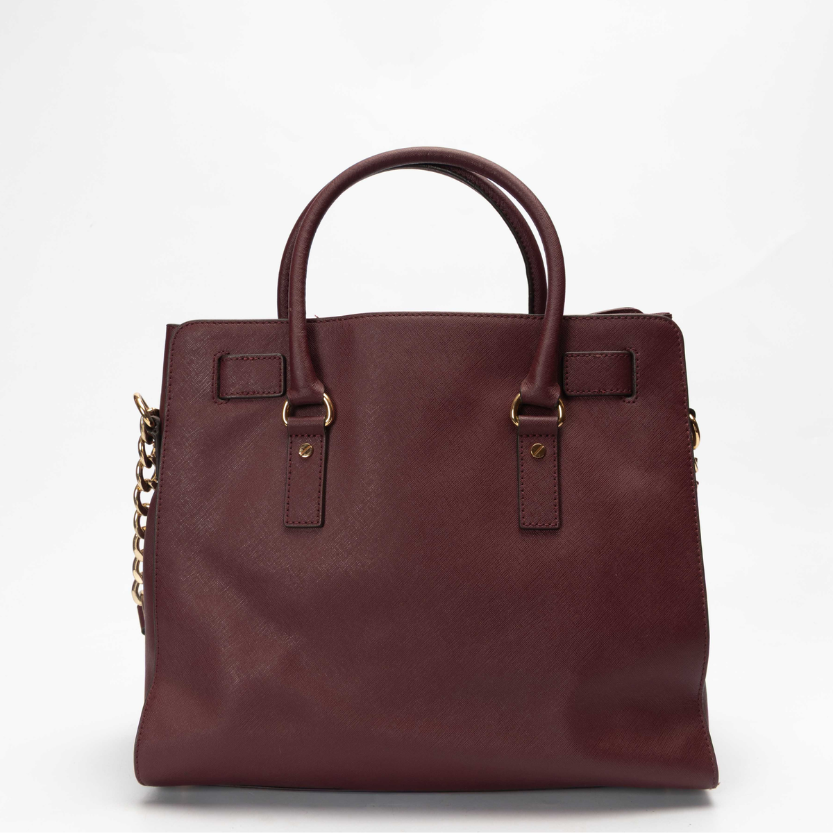 Michael Kors Hamilton Burgundy Convertible Satchel