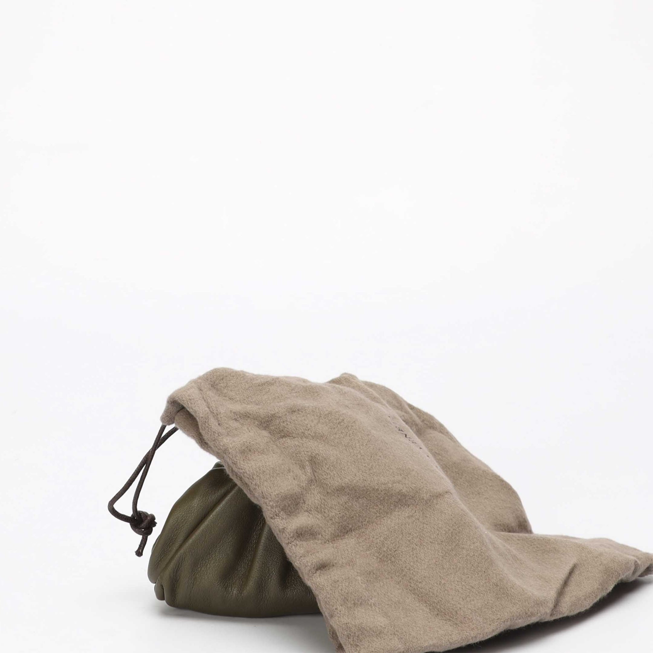 Bottega Veneta Olive Green Mini The Pouch Sling Bag