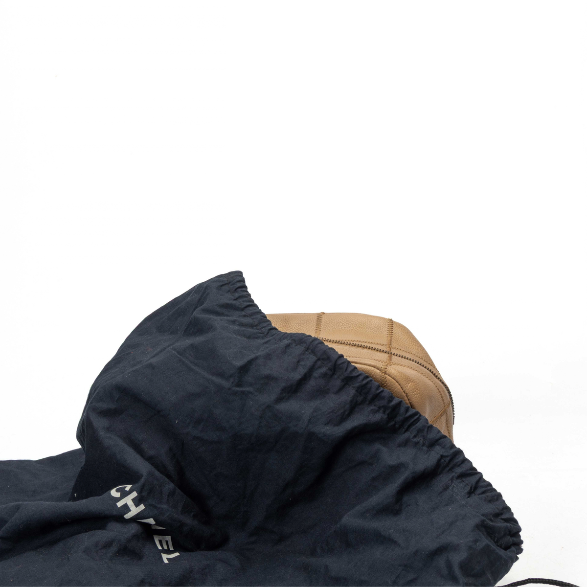 Chanel Chocolate Bar Beige Bowler Bag