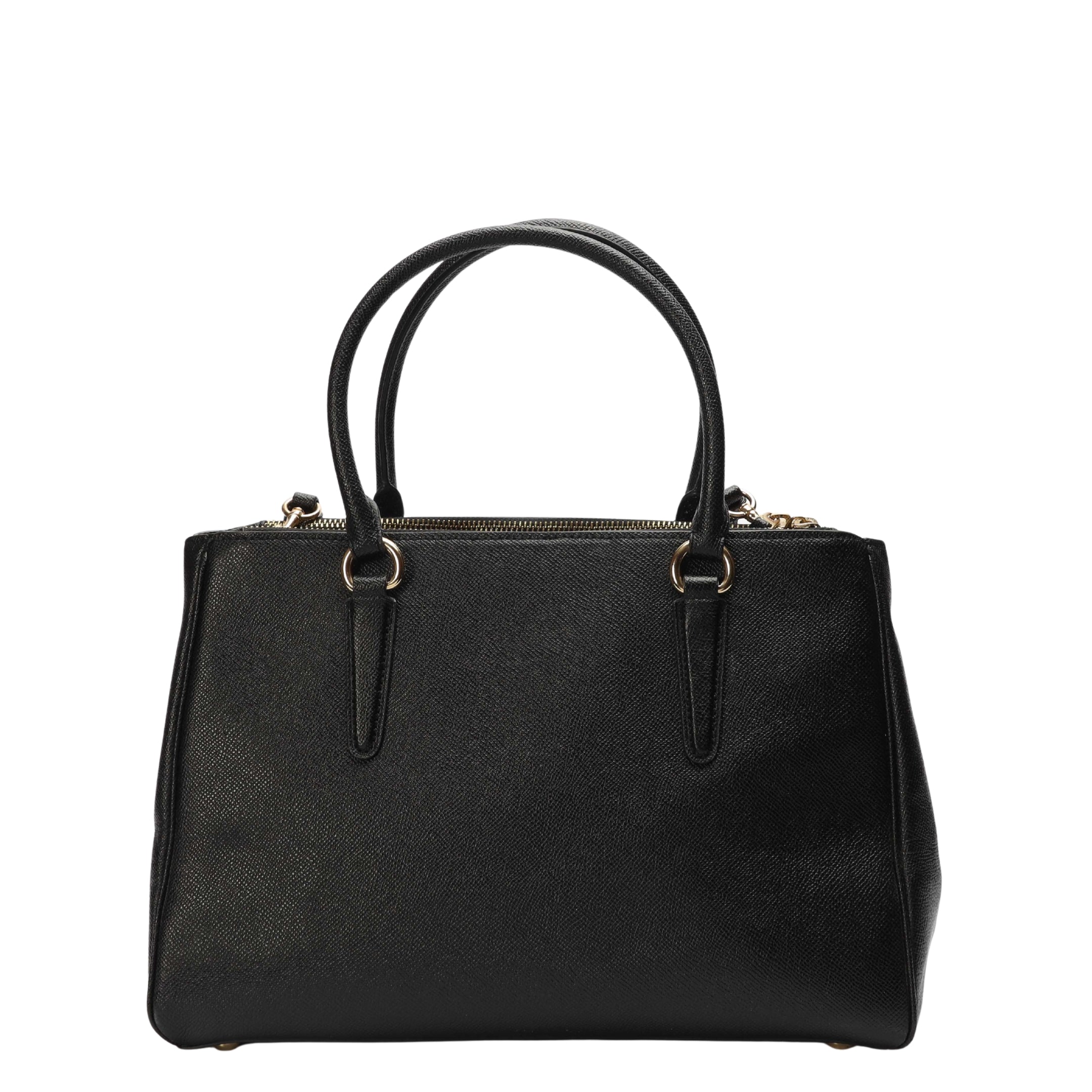 Coach Black Tatum Carryall Satchel