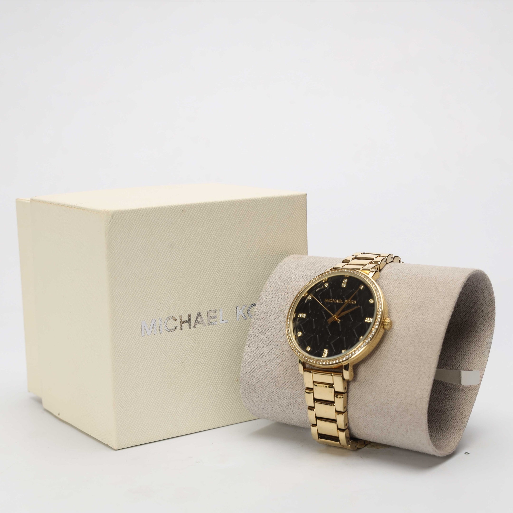 Michael Kors Pyper Black Dial Stainless Steel Analog Watch