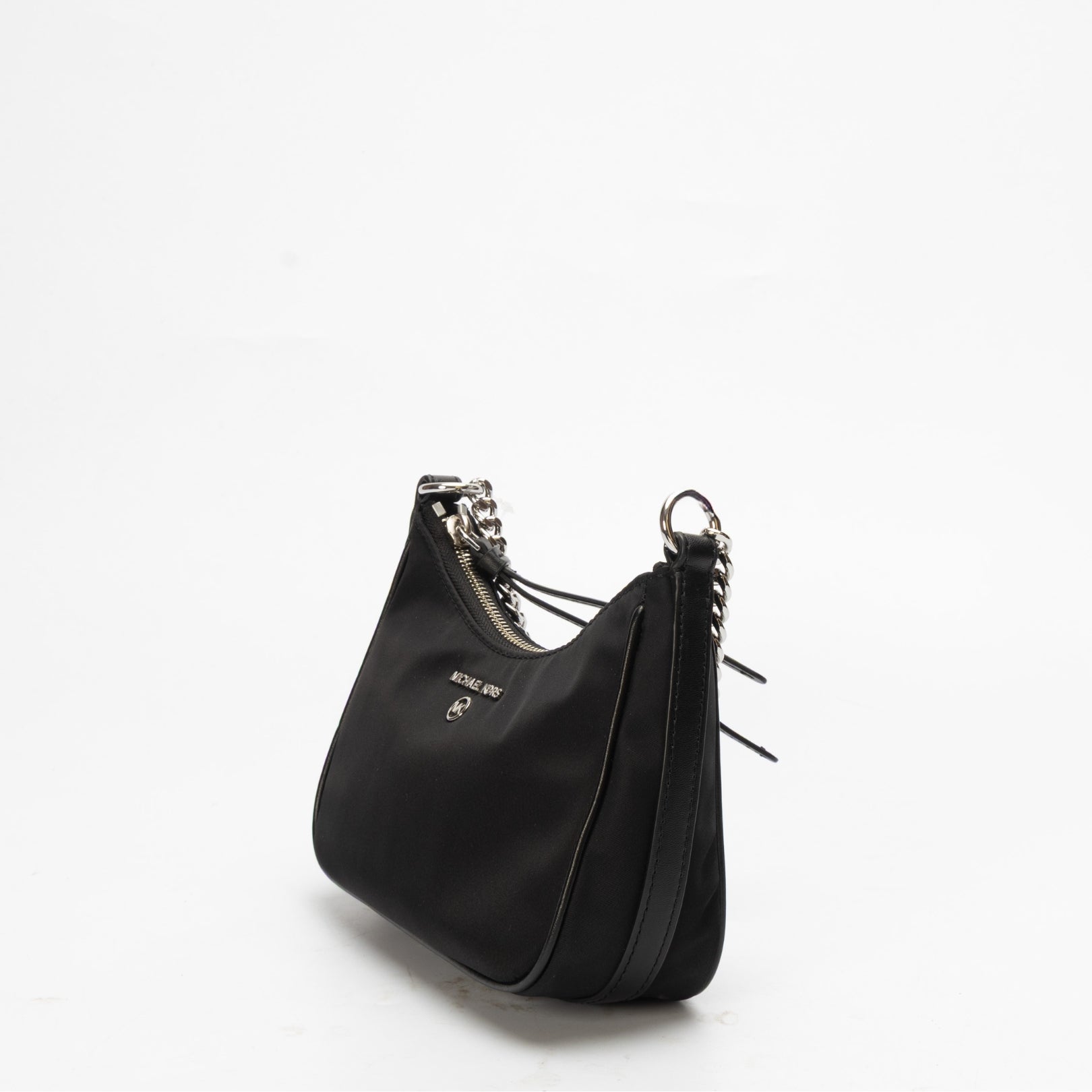 Michael Kors Black Jet Set Gabardine Shoulder Bag