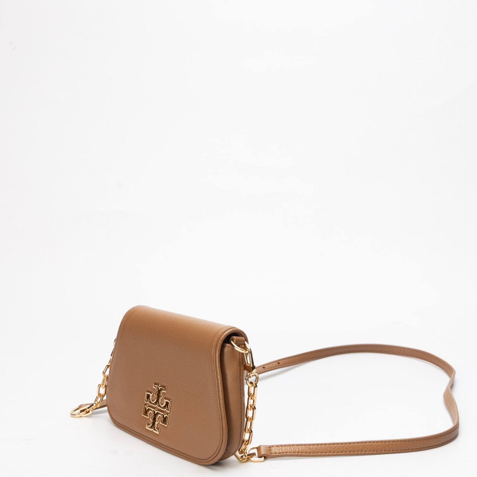 Tory Burch Britten Tan Crossbody Bag