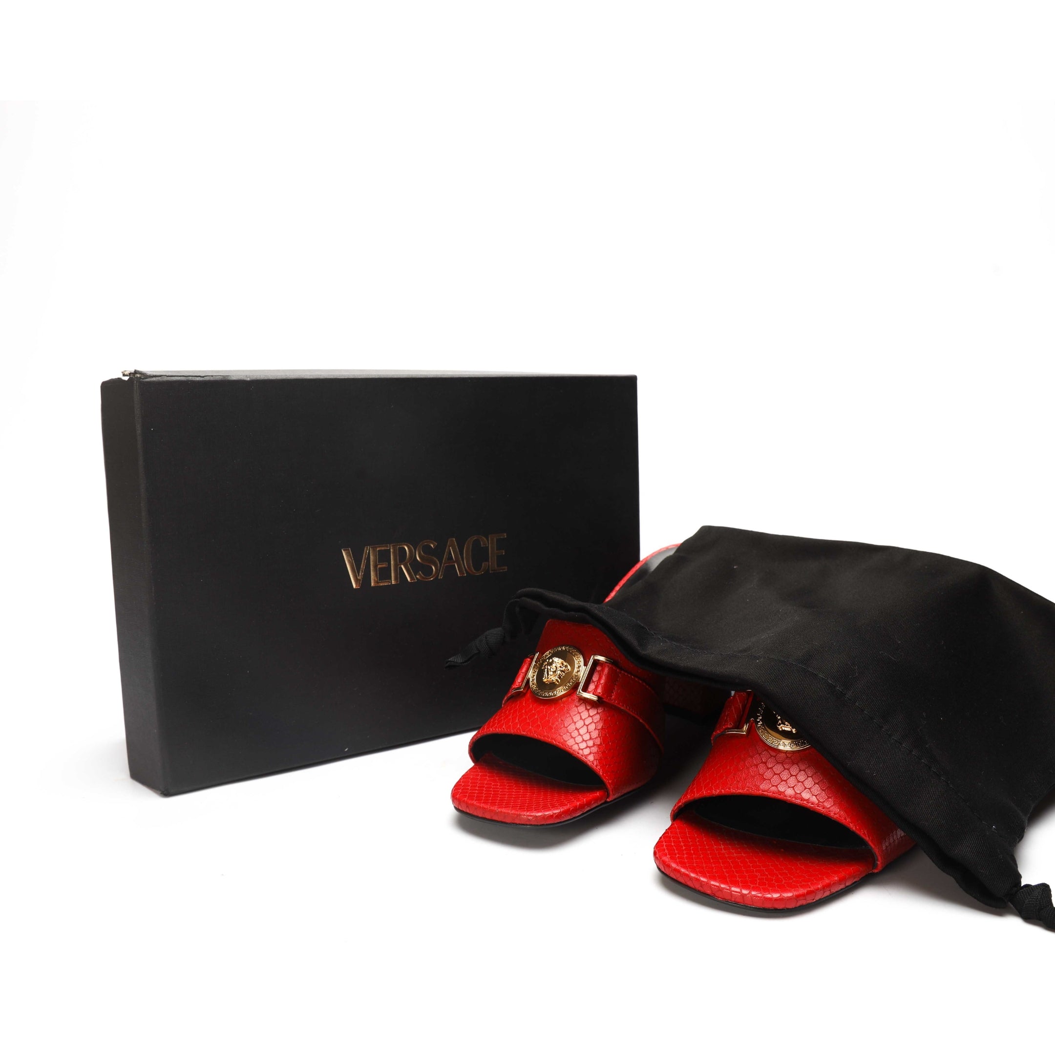 Versace Red Medusa Heels