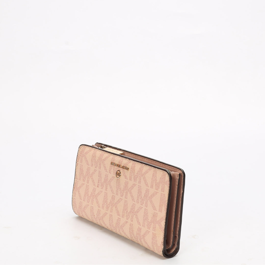 Michael Kors Pink Logo Continental Wallet