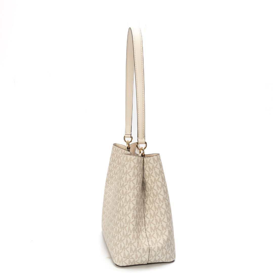 Michael Kors Off White Pratt Bucket Bag