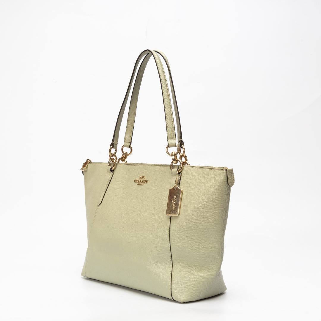 Coach Ava Crossgrain Leather Tote