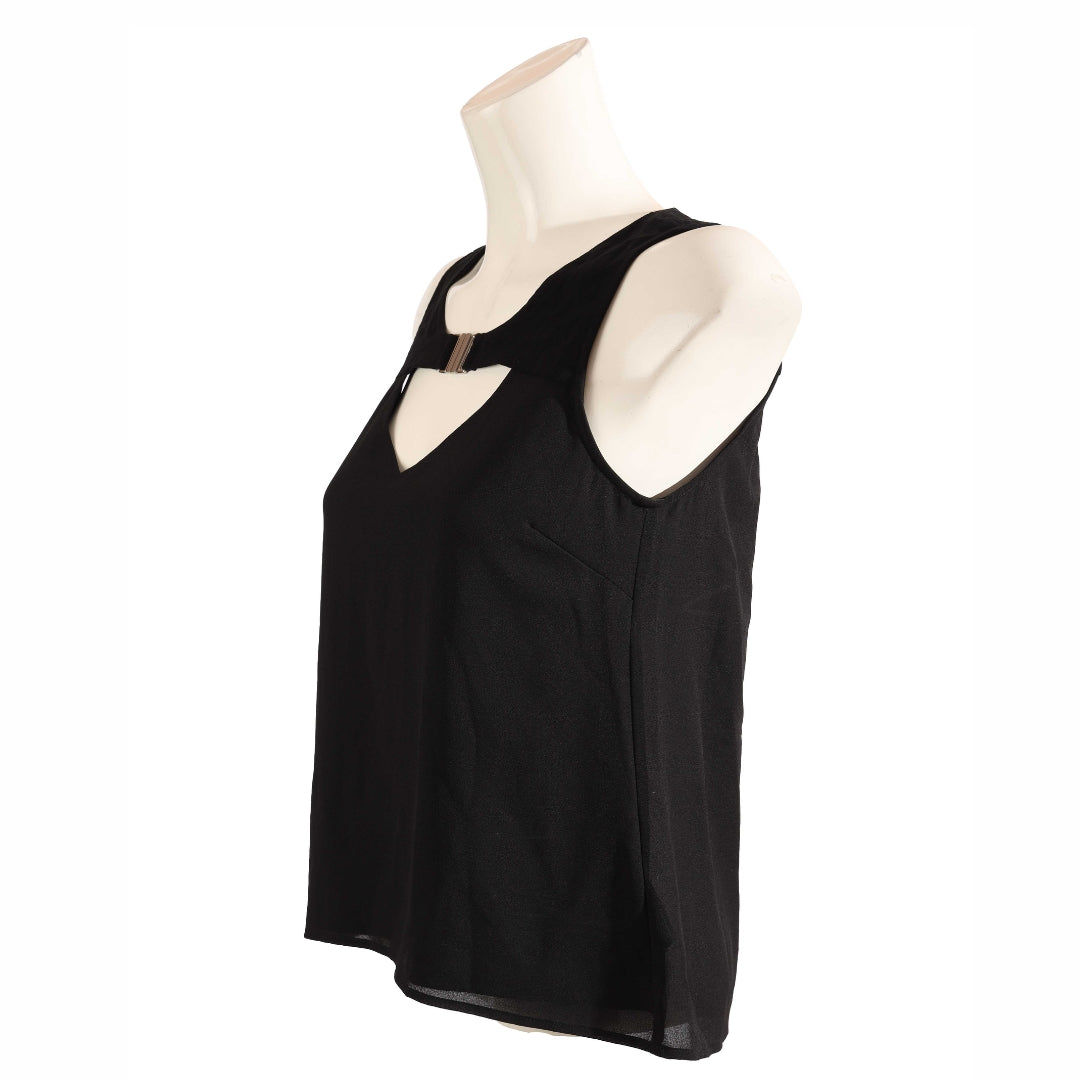 G By Guess Black Sleeveless Top