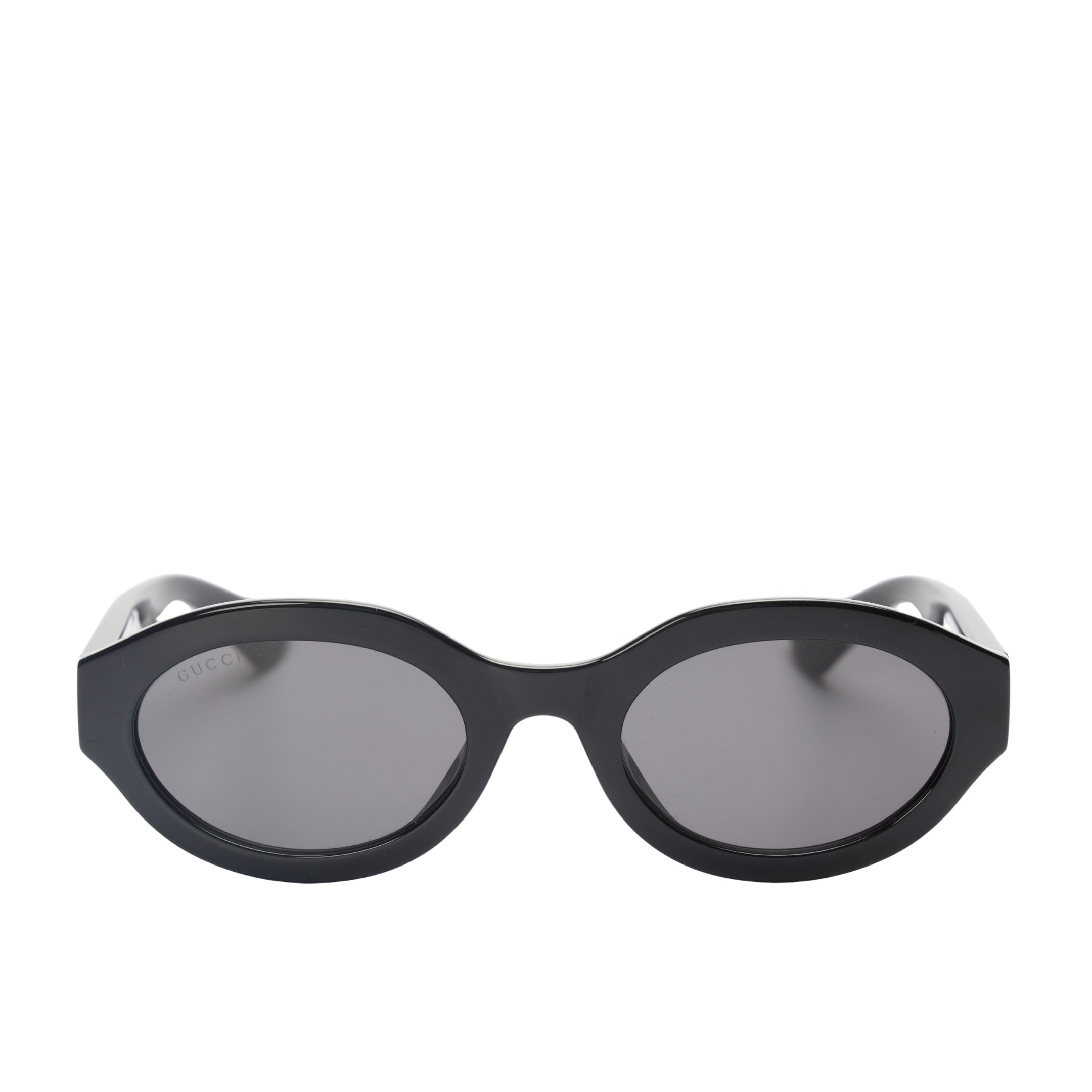 Gucci Black Oval Frame Sunglasses