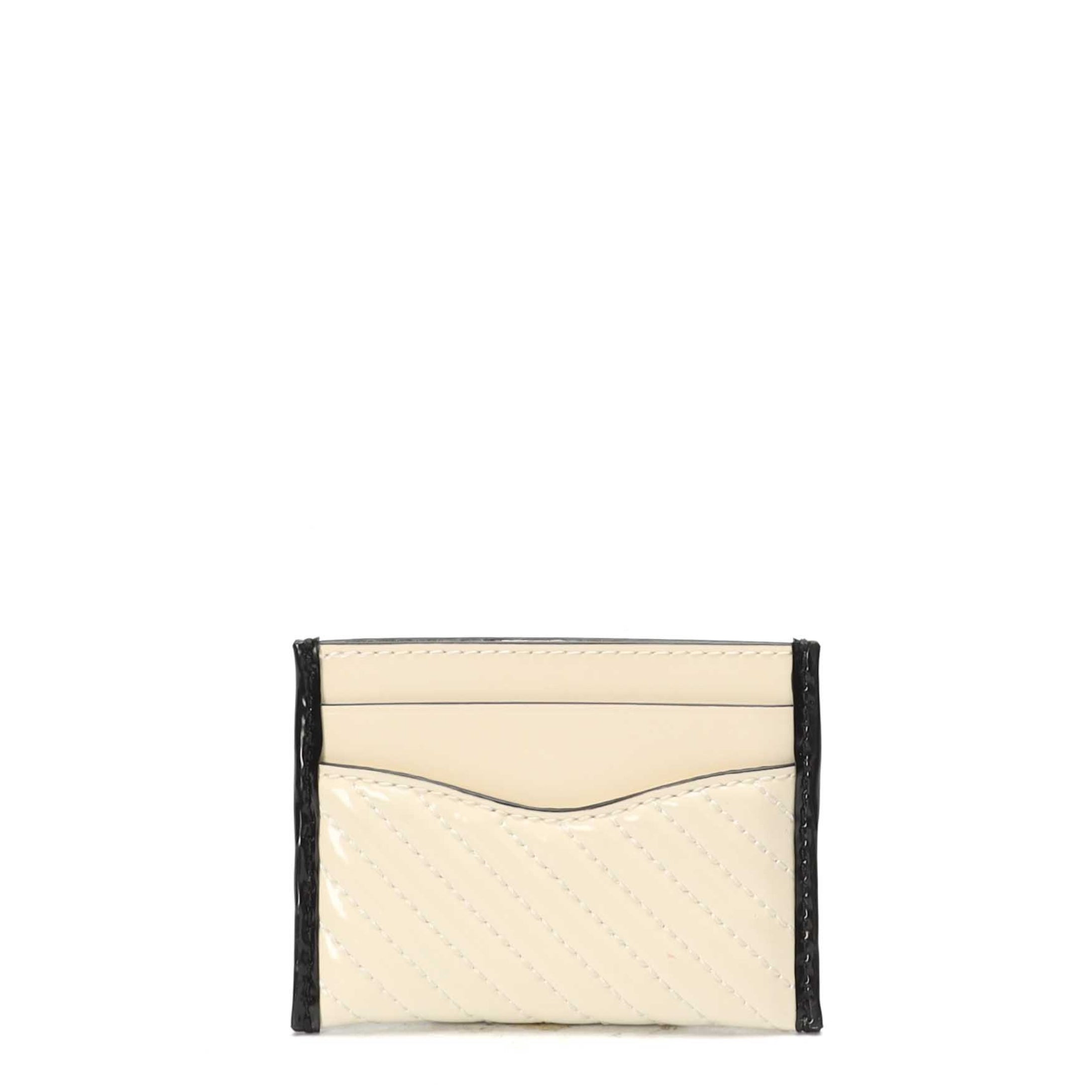 Tory Burch Robinson Off-White Card Wallet