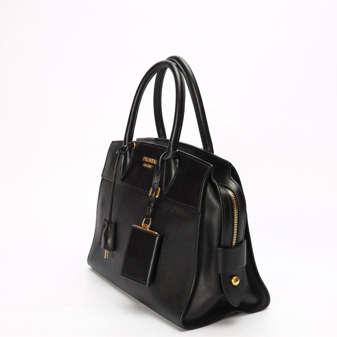 Prada Black Esplanade Convertible Tote