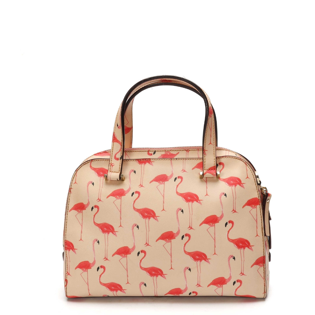 Kate Spade Felix Newbury Lane Flamingo Satchel