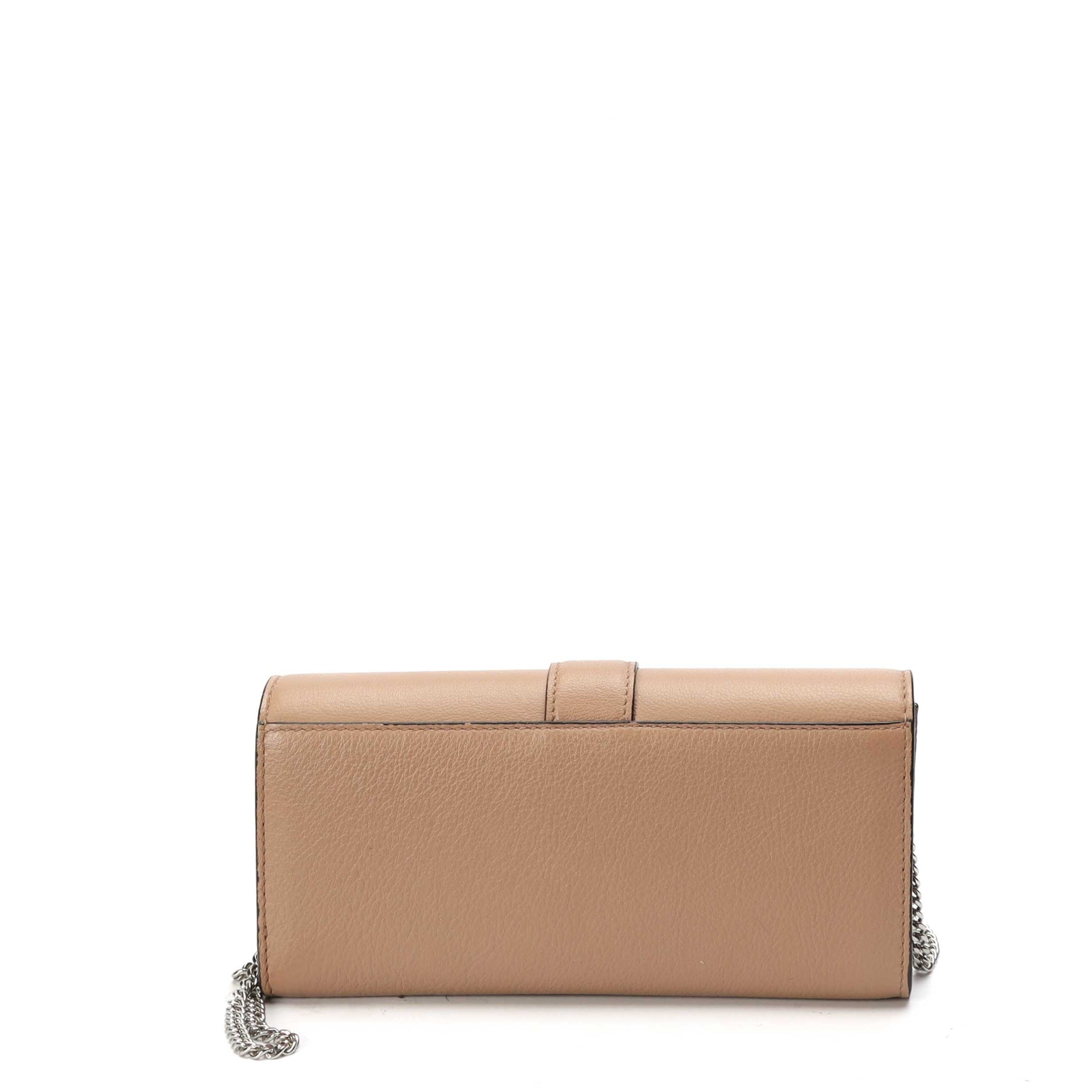 Jimmy Choo Cheri Beige Chain Crossbody Bag