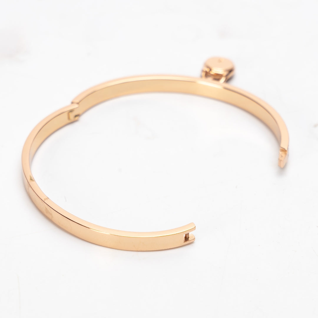 Michael Kors Pave Lock Logo Bangle
