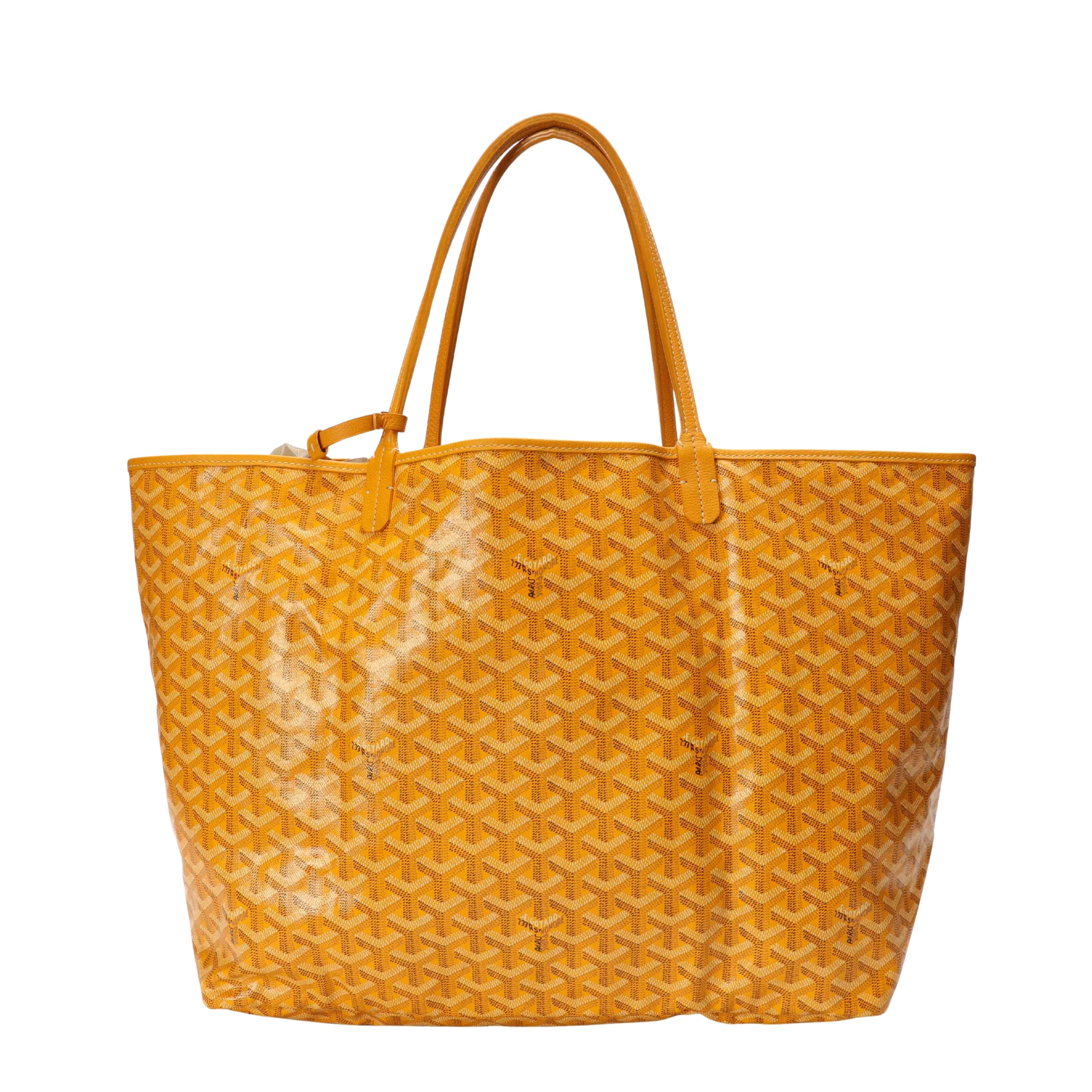 Goyard Yellow Goyardine Saint Louis GM Tote
