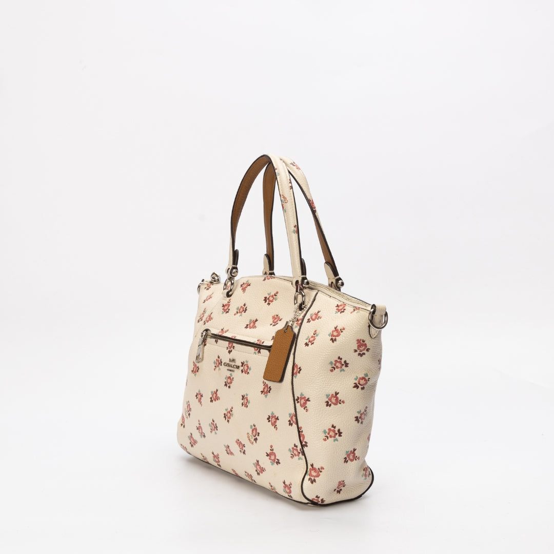 Coach Floral Print Prairie Satchel