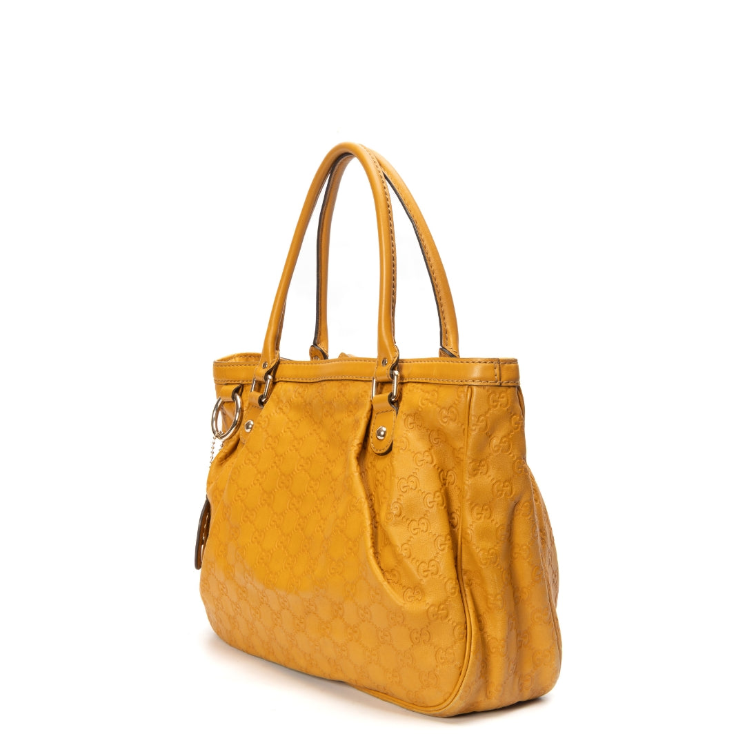 Gucci Mustard Guccissima Leather Sukey Tote