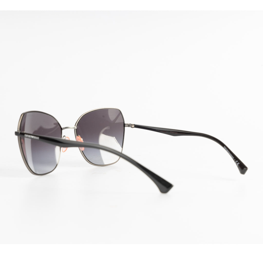 Emporio Armani Matte Gunmetal Sunglasses