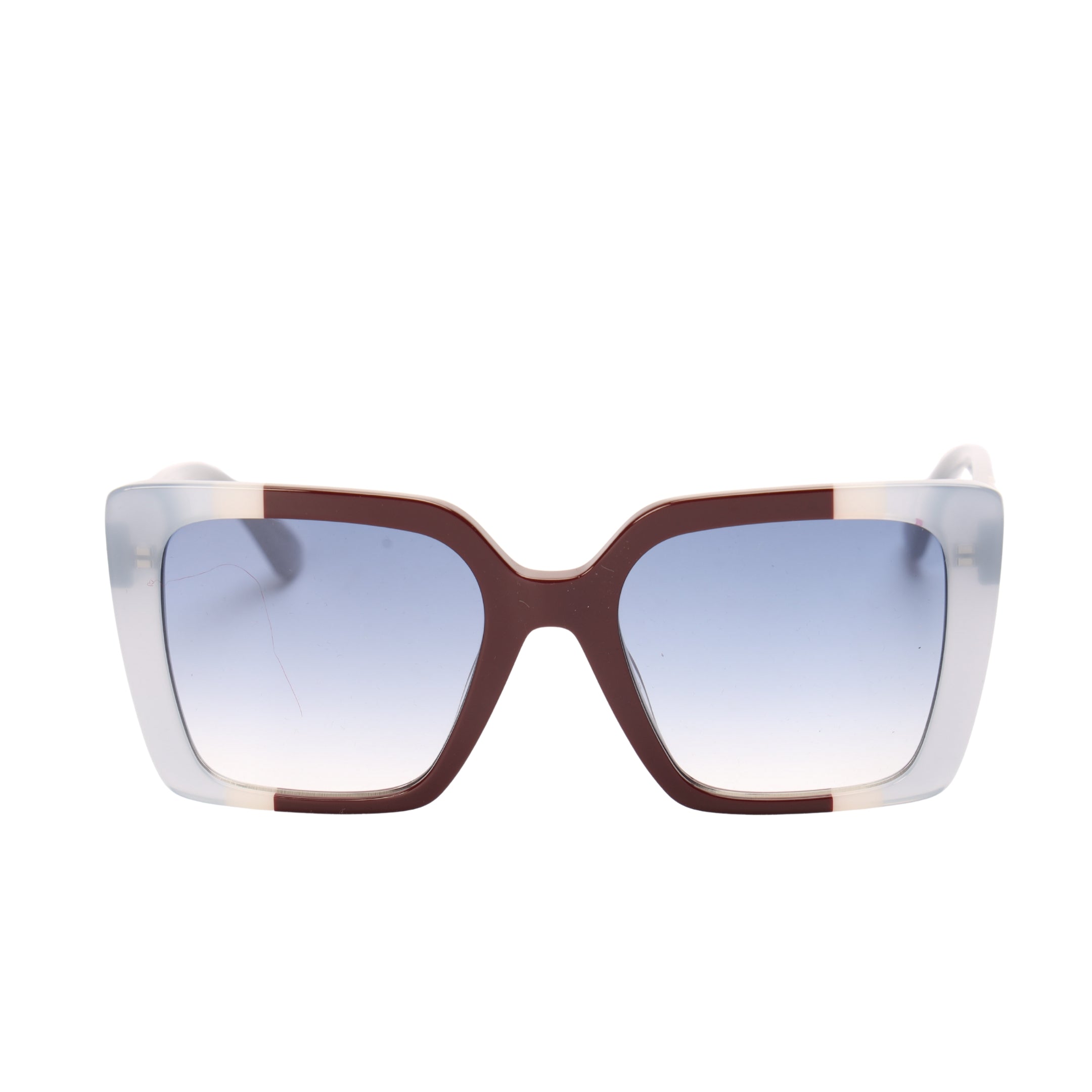 Moschino Dual Colour Full-Rim Square Sunglasses