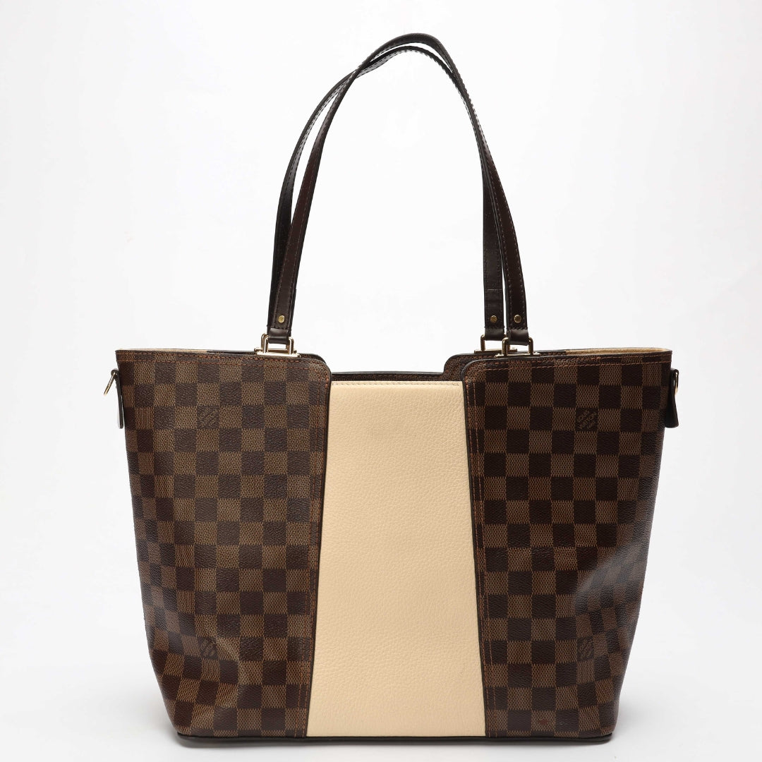 Louis Vuitton Damier Canvas Taurillon Jersey Tote