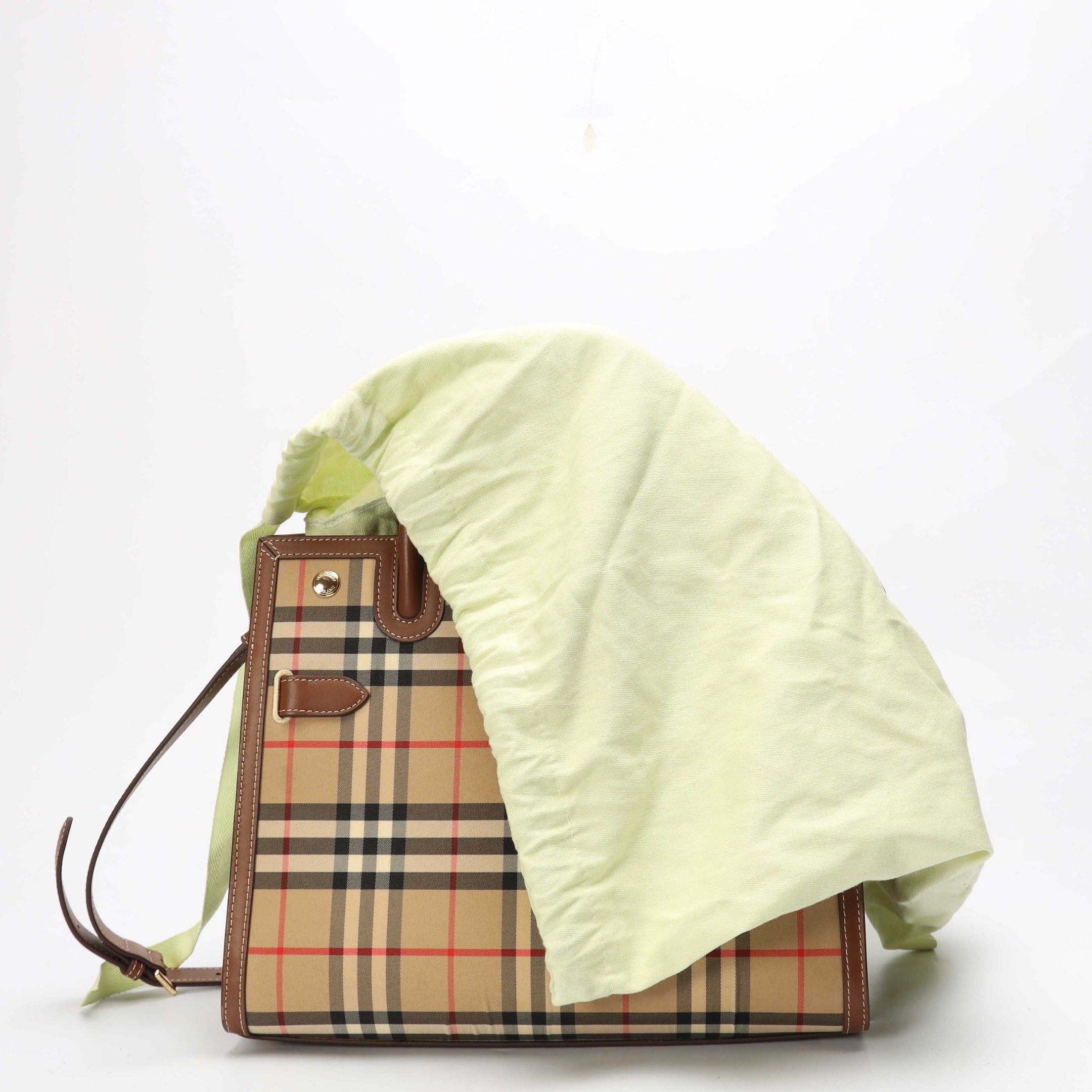 Burberry Archive Check Two Handle Satchel
