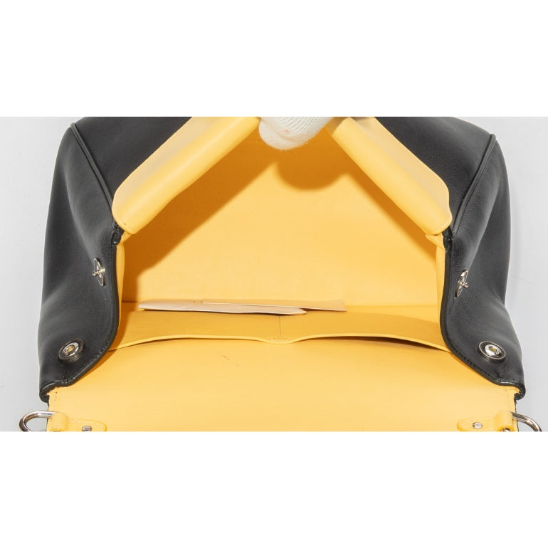 Dior Black Leather Medium Be Dior Flap Bag