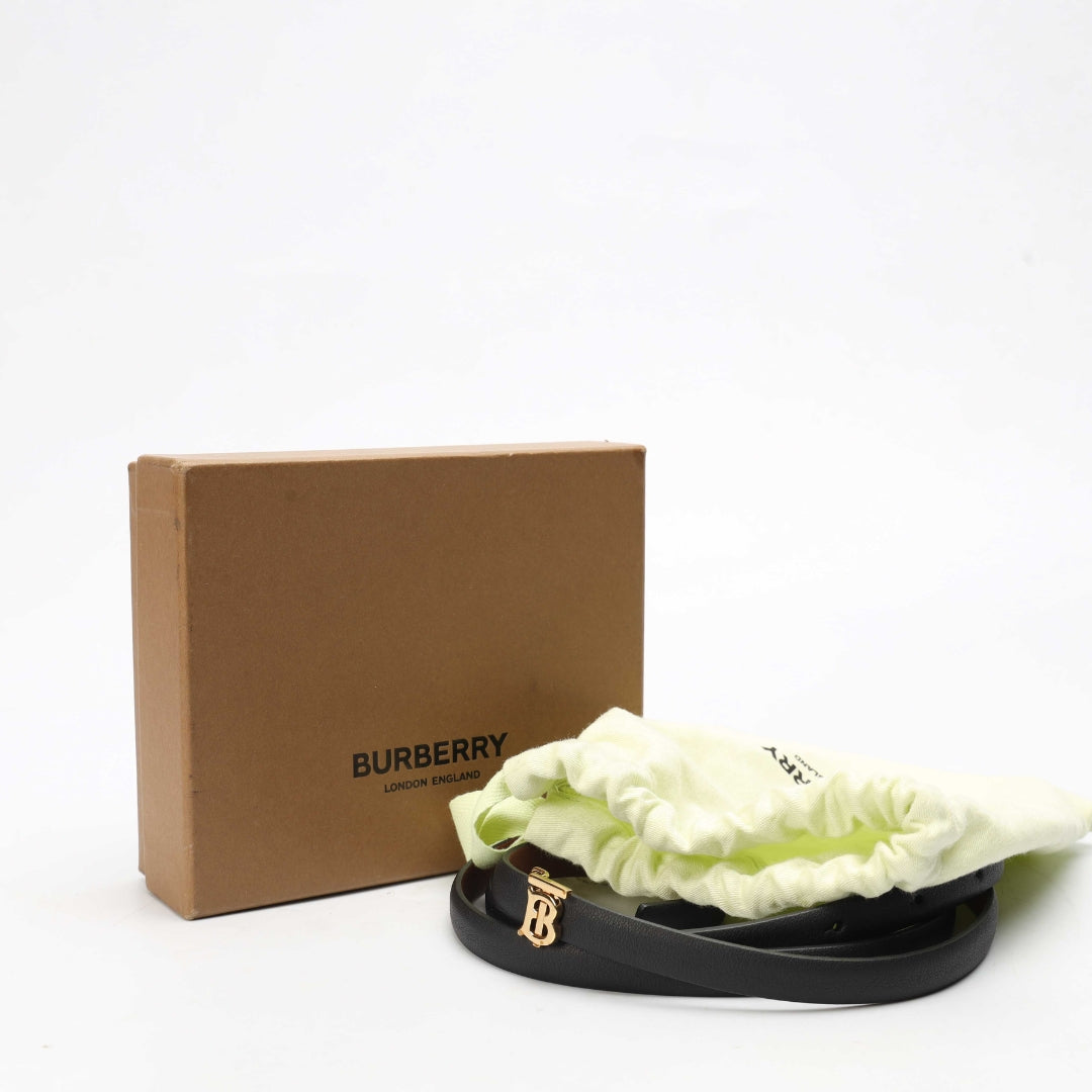 Burberry Logo Slim Reversible Belt