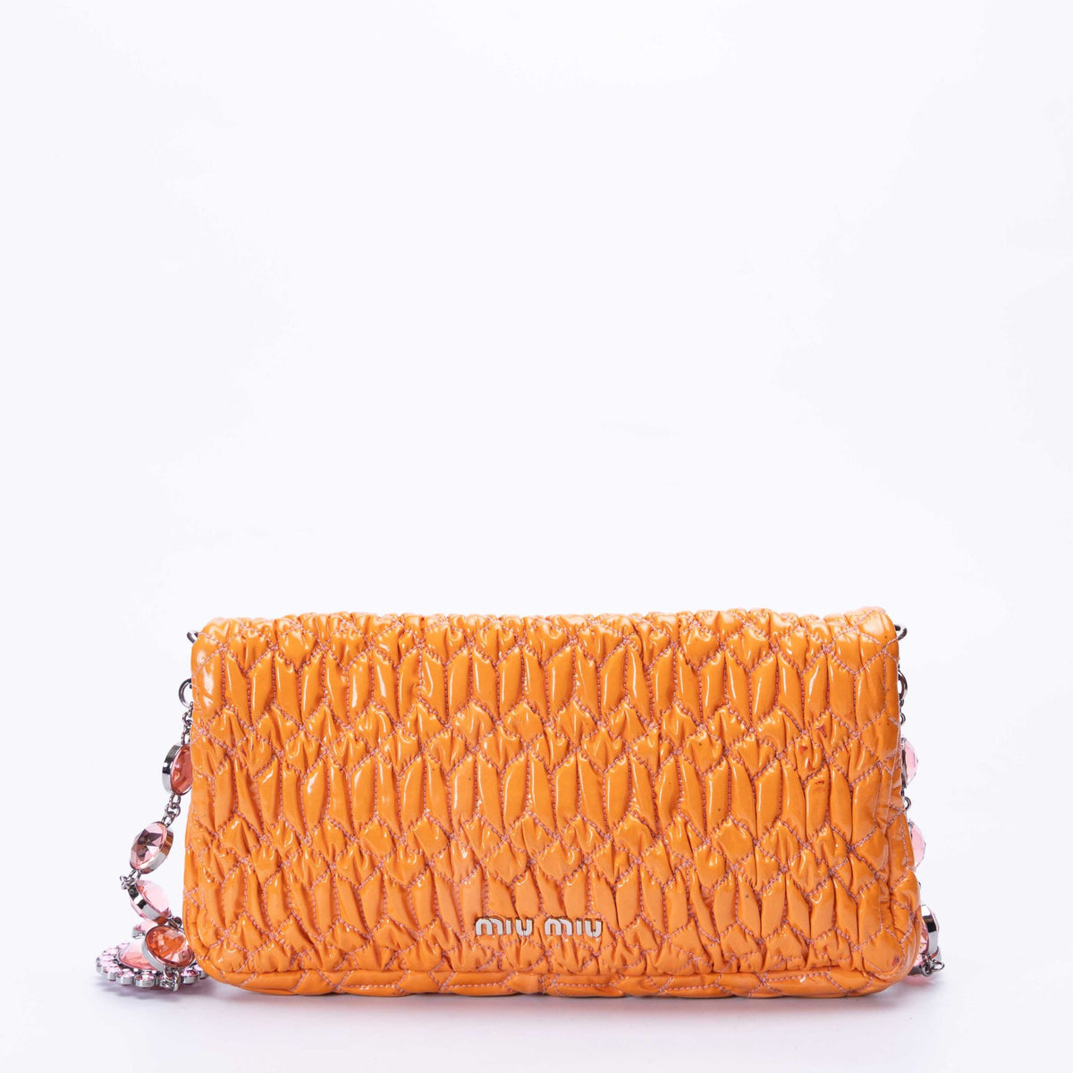 Miu Miu Crystal Cloqué Matelassé Bag