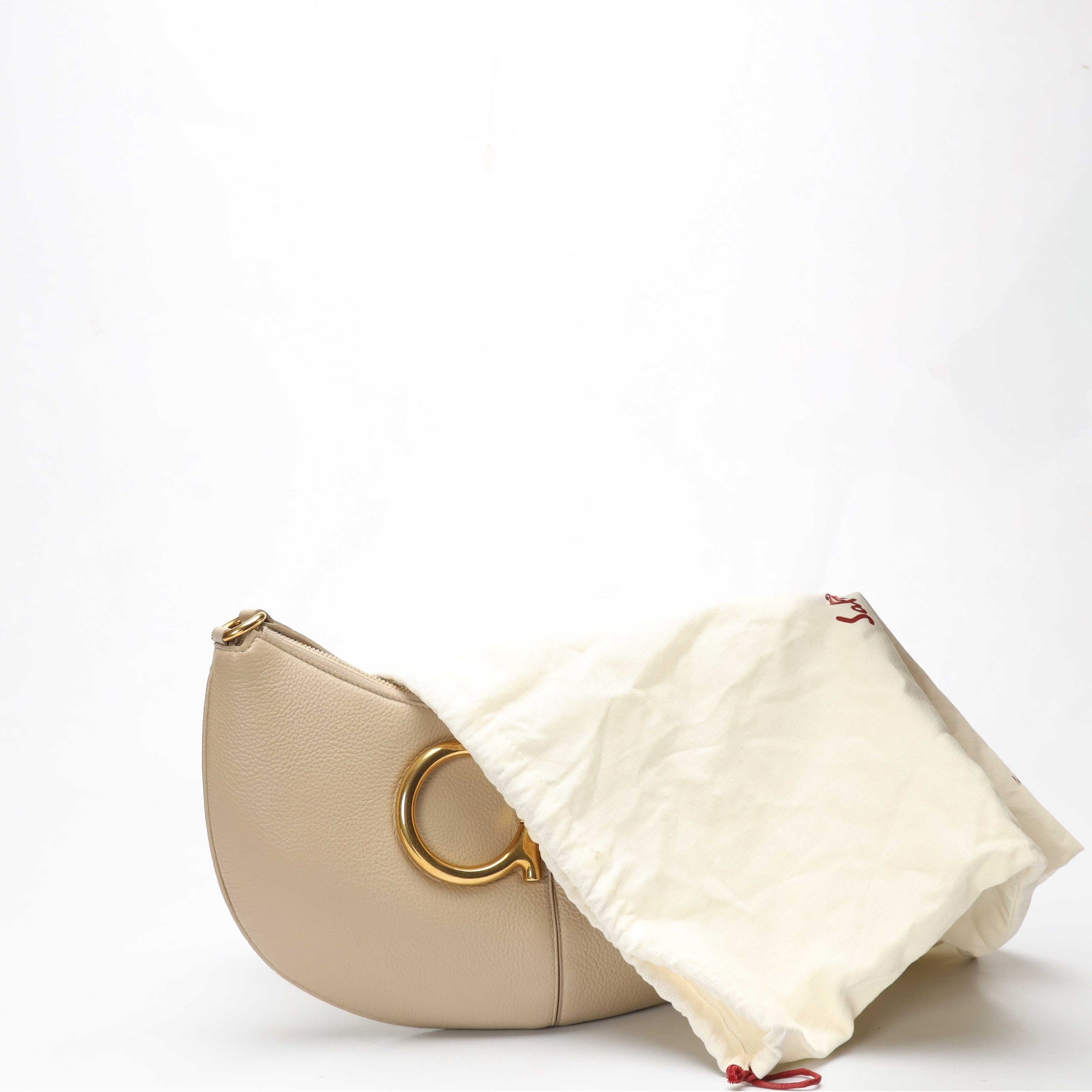 Salvatore Ferragamo Maxi Gancio Shoulder Bag