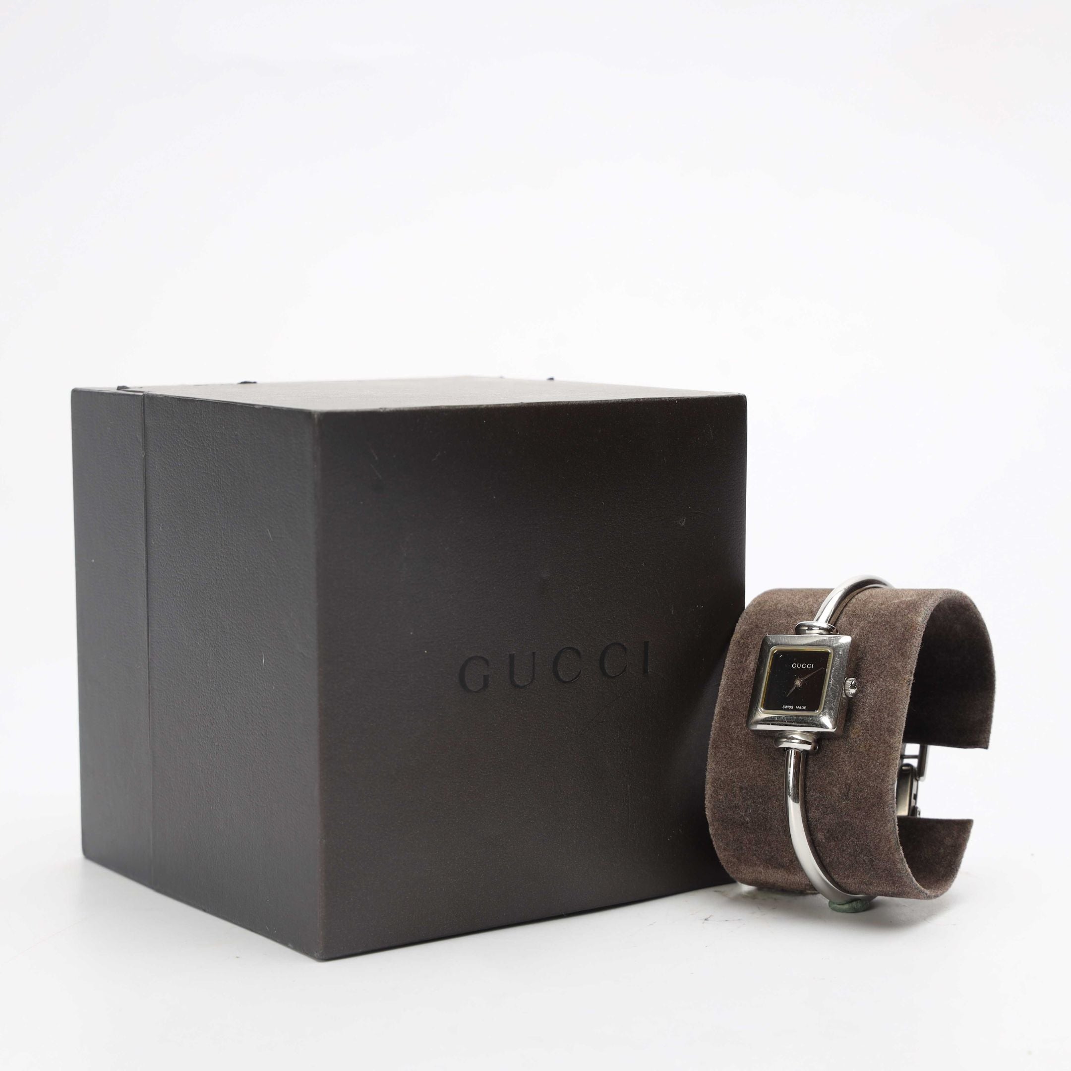 Gucci Black Stainless Steel 1900L Watch