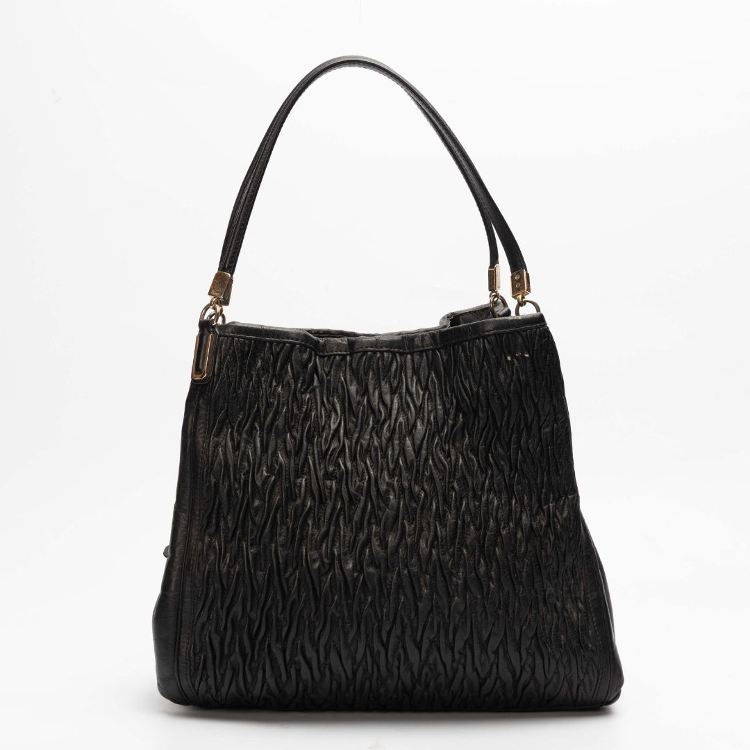 Coach Black Madison Phoebe Shoulder Bag