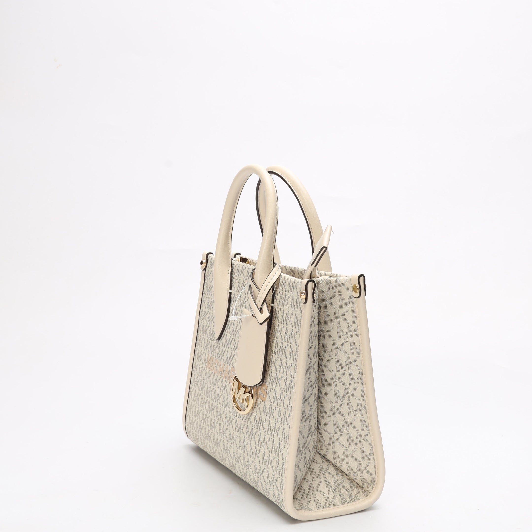 Michael Kors Mirella White Logo Convertible Satchel