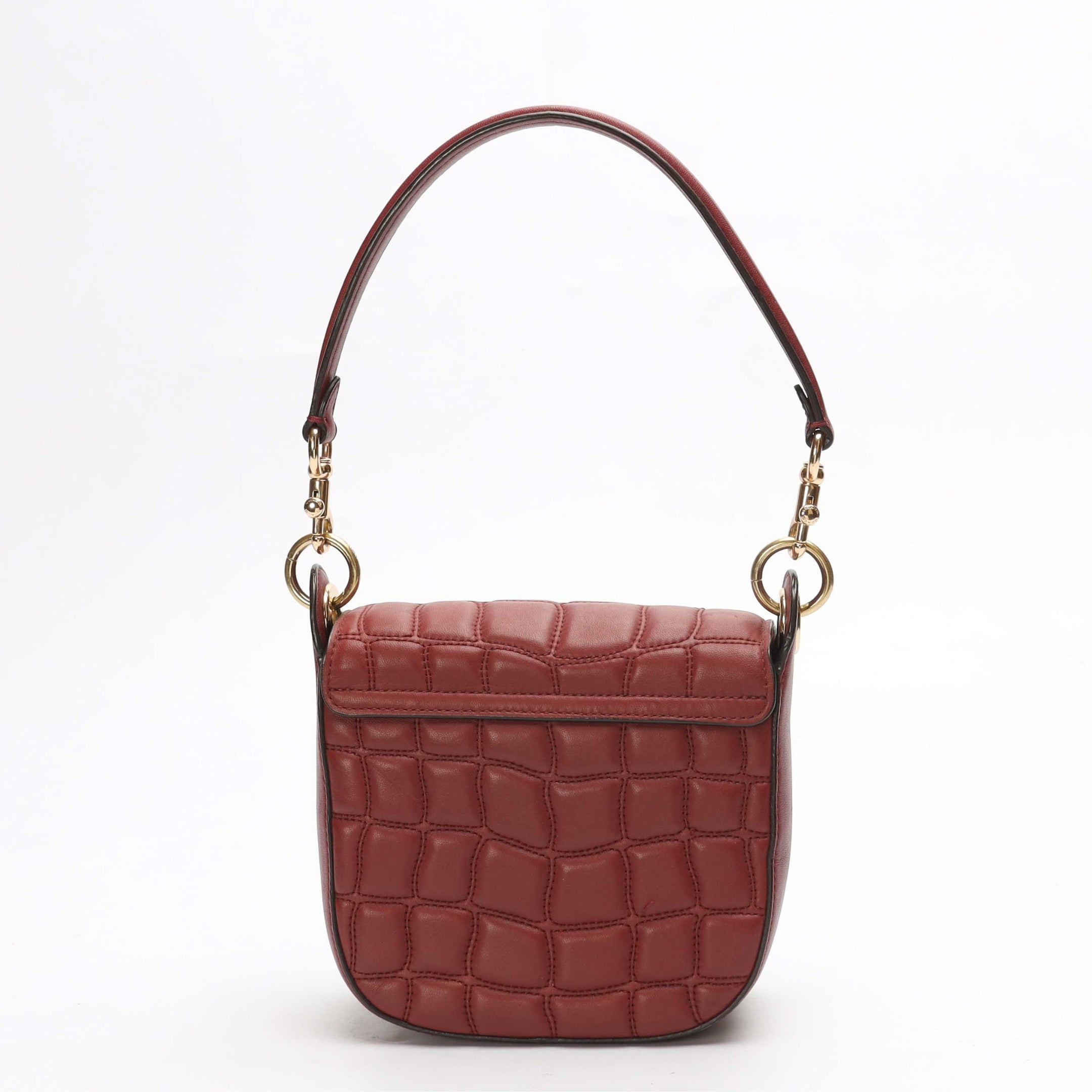 Coach Kleo Red Quilting Shoulder Bag 17