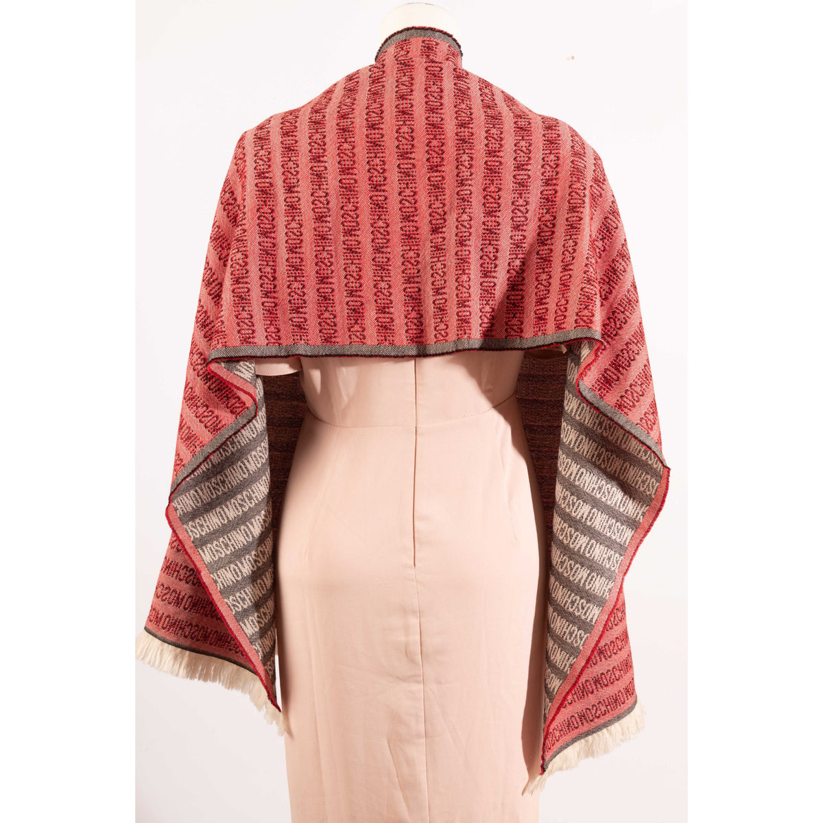 Moschino Monogram Logo Pattern Scarf