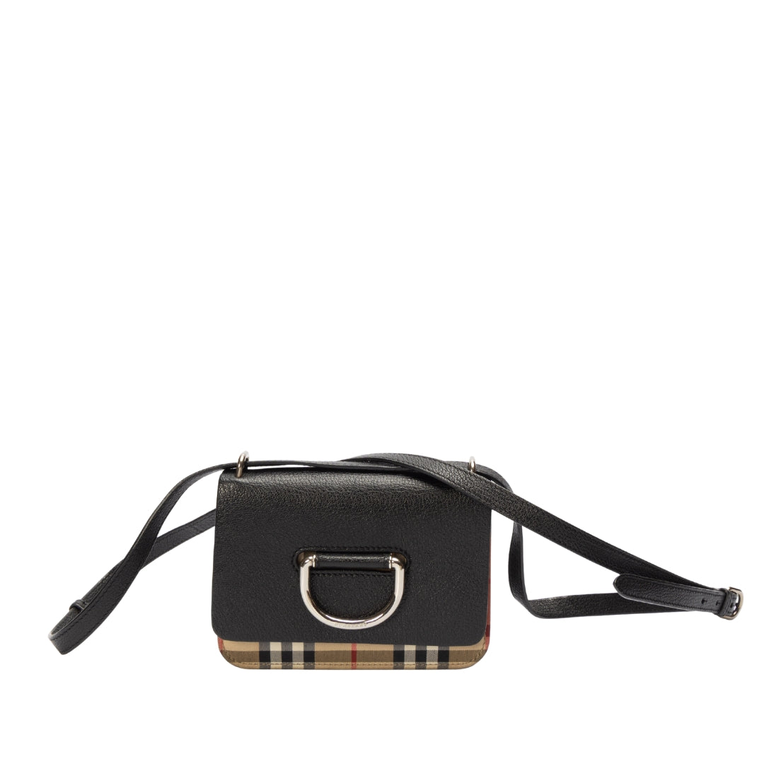 Burberry Vintage Check D-Ring Sling Bag