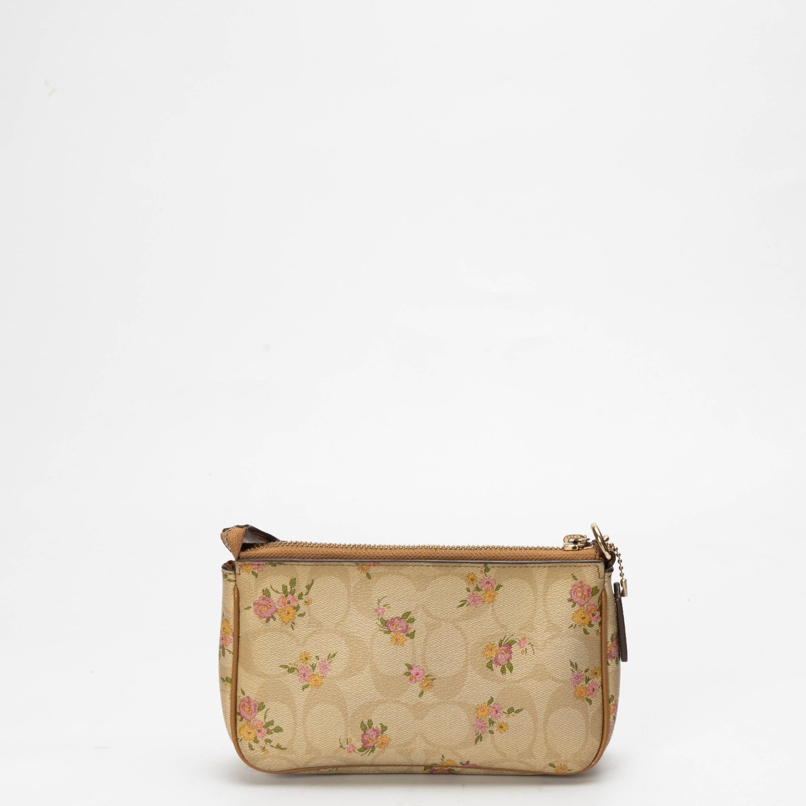 Coach Signature Canvas Floral Print Wristlet 19