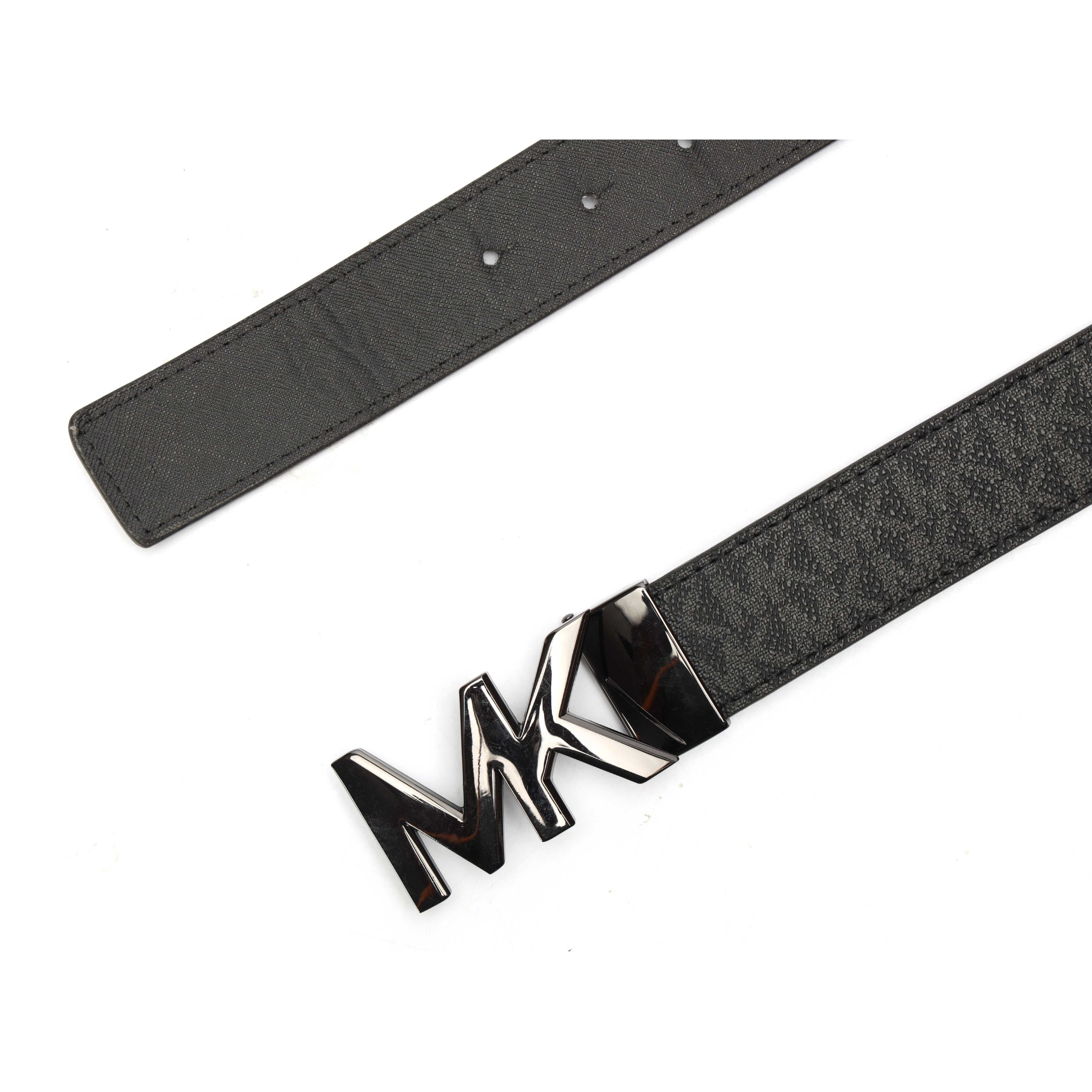 Michael Kors Black Logo Reversible Belt
