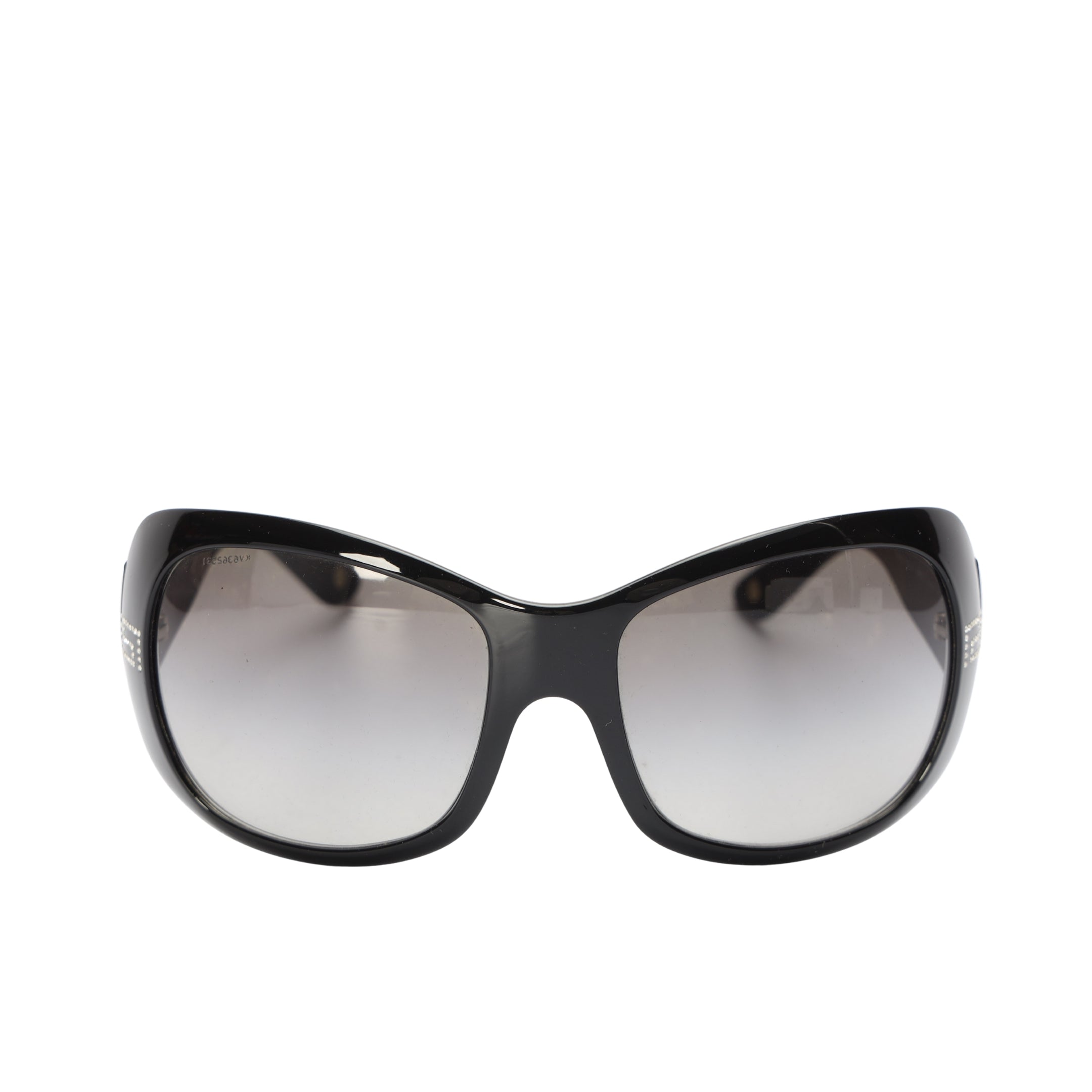 Versace Black Oversized Women Sunglasses