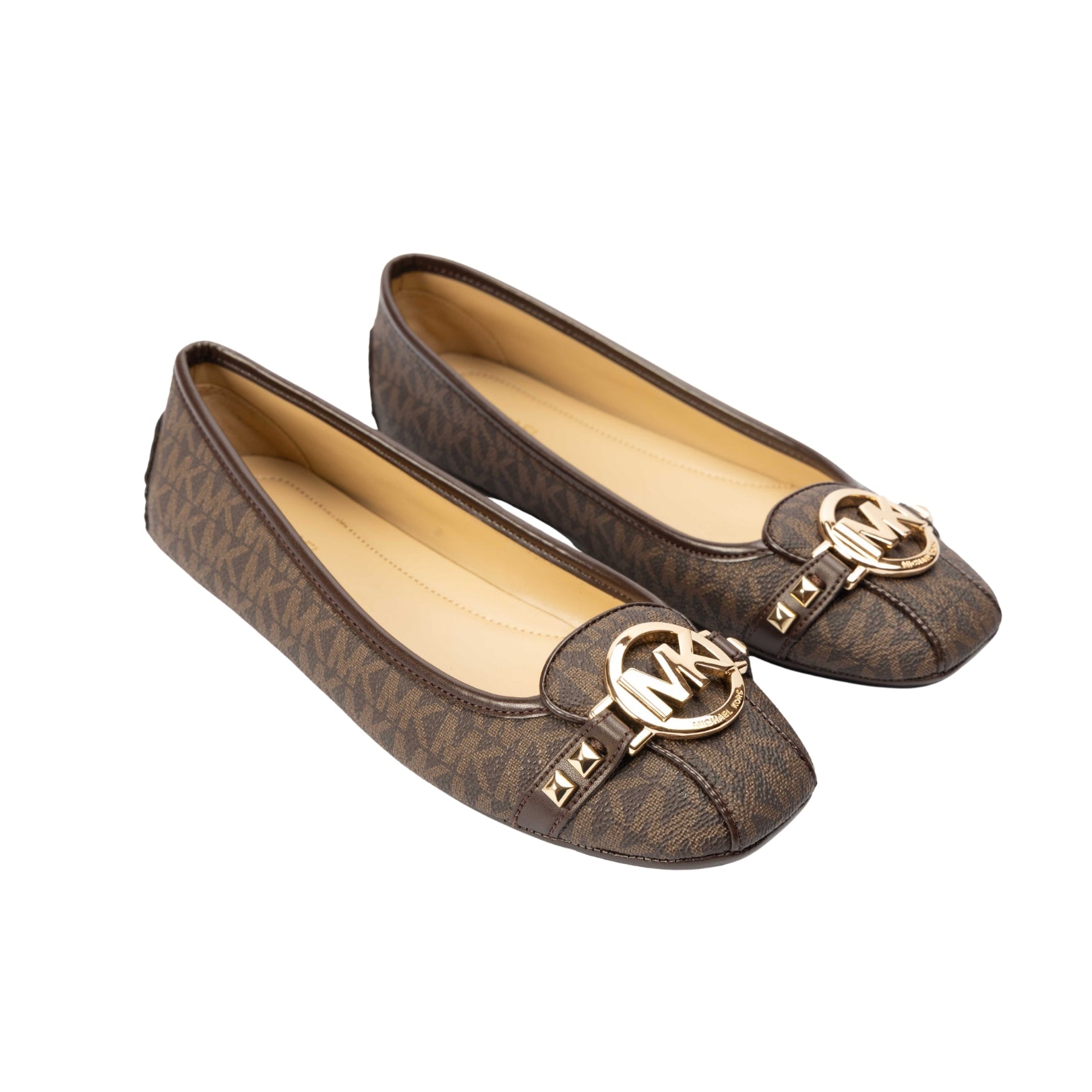 Michael Kors Fulton Studded Logo Ballet Flats