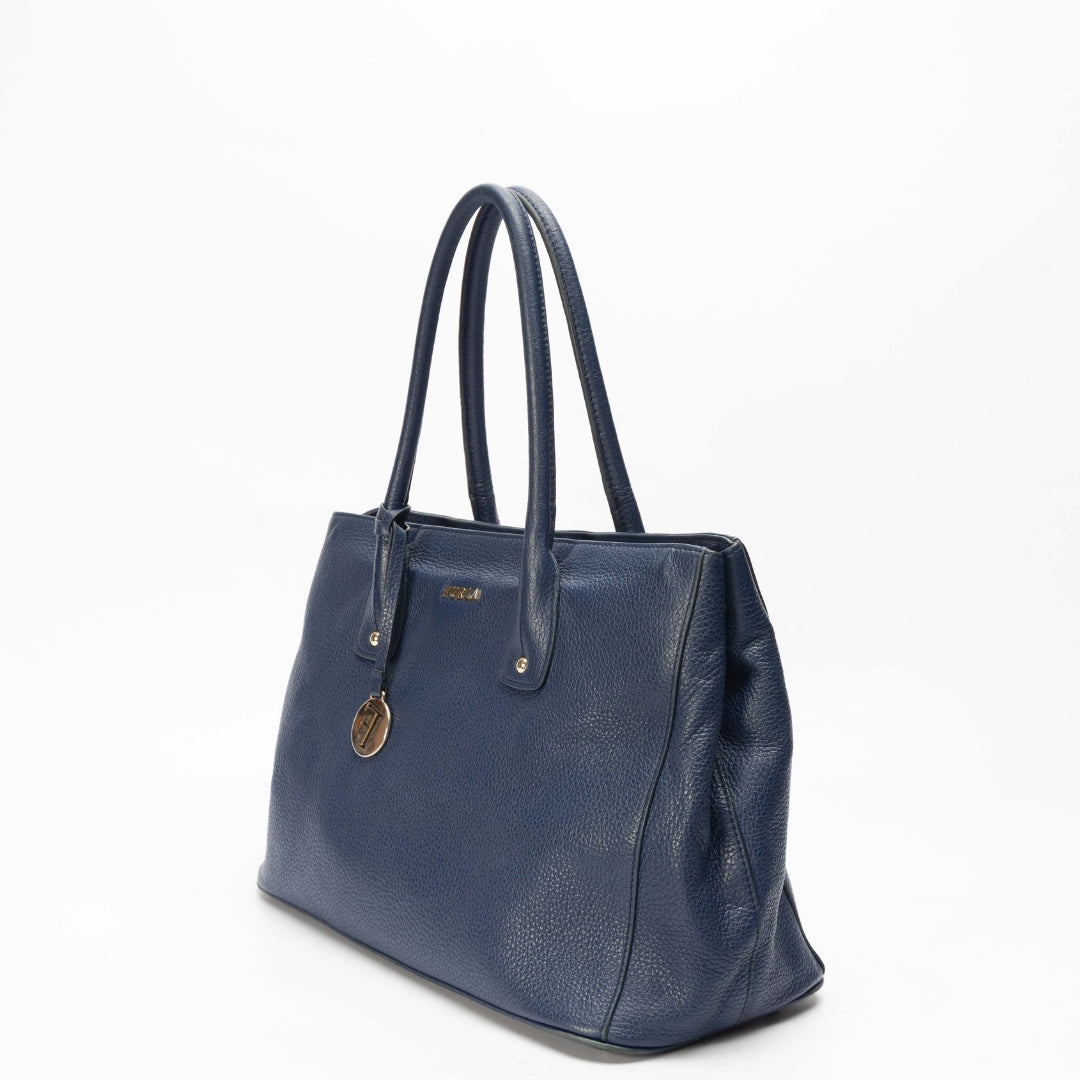 Furla Blue Linda Tote