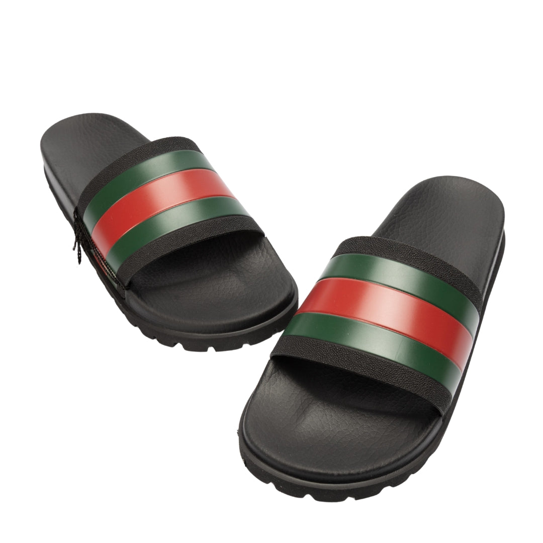 Gucci Men's Slide Sandal with Web