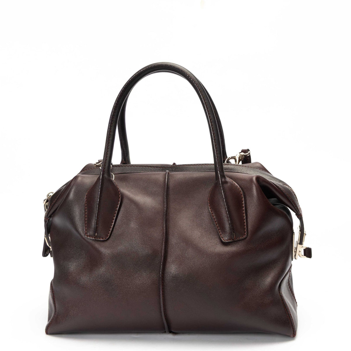 Tod's Brown D Cube Convertible Satchel