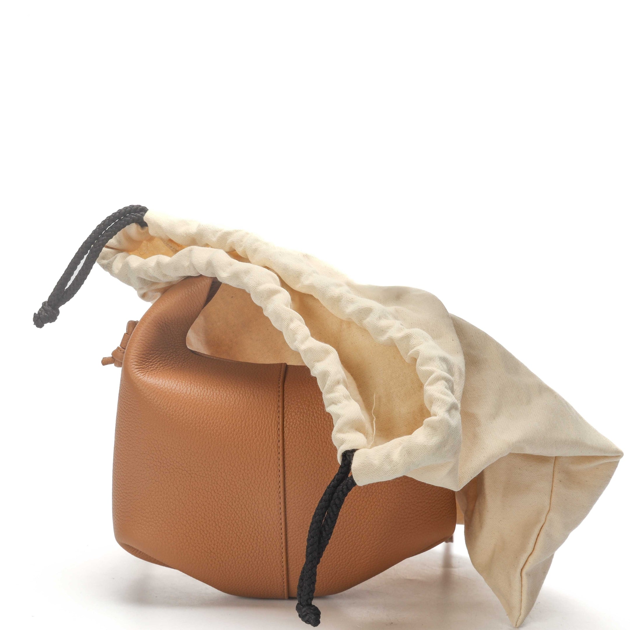 Polene Beri Textured Camel Crossbody Bag