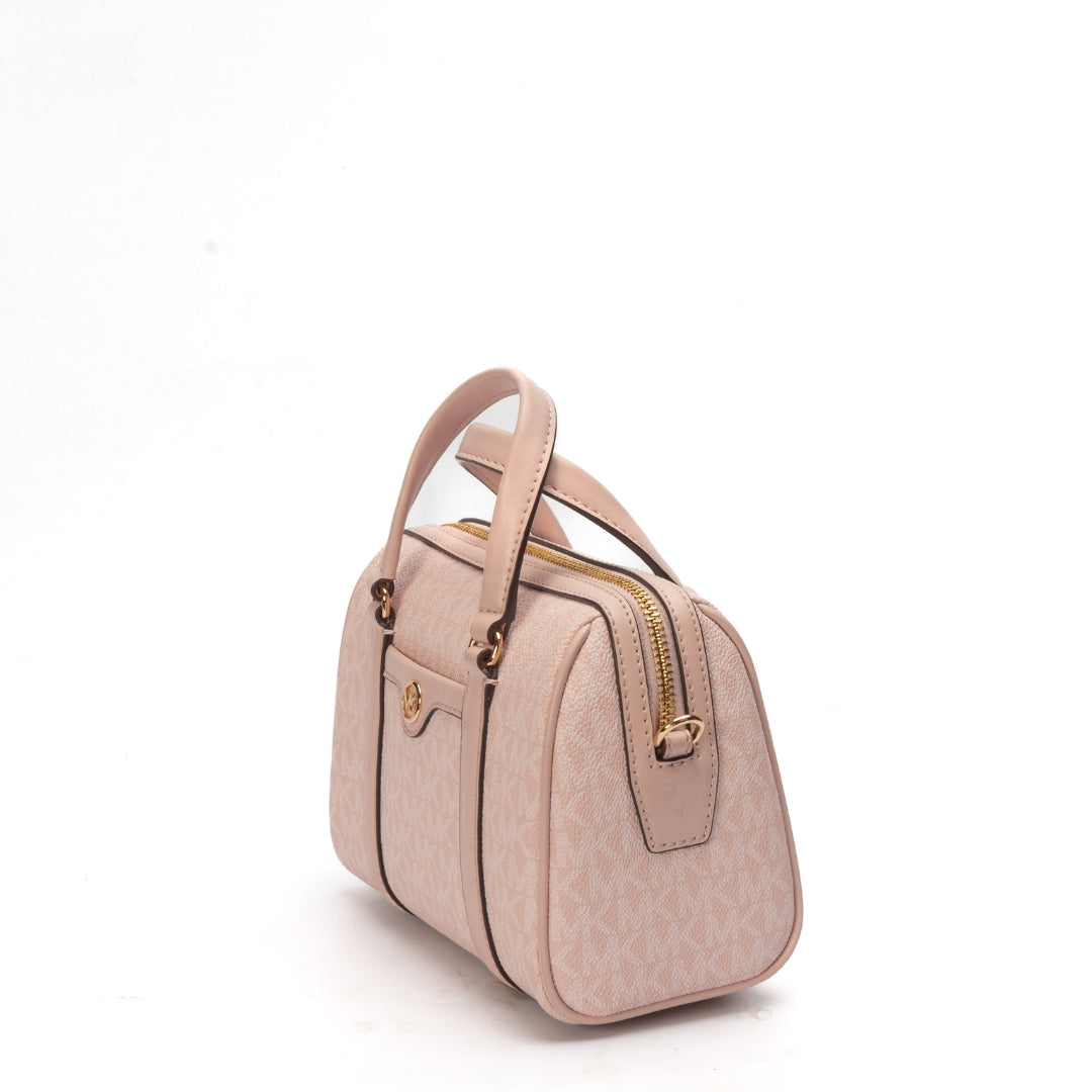 Michael Kors Pink Duffel Convertible Crossbody Bag