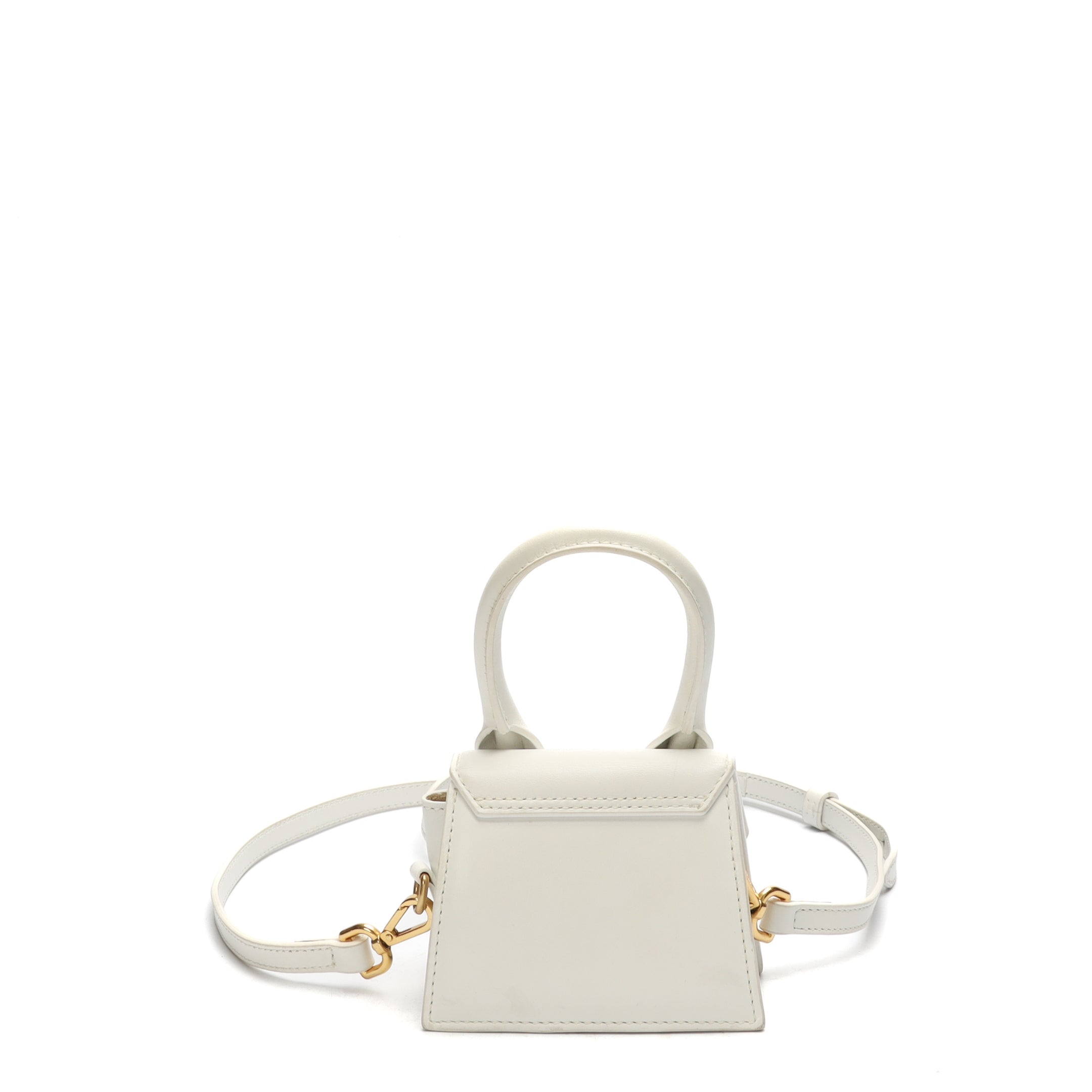 Jacquemus The Chiquito White Mini Crossbody Satchel Bag