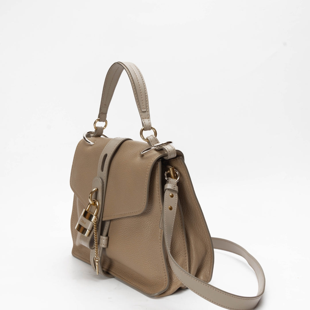 Chloe Beige Aby Day Shoulder Bag