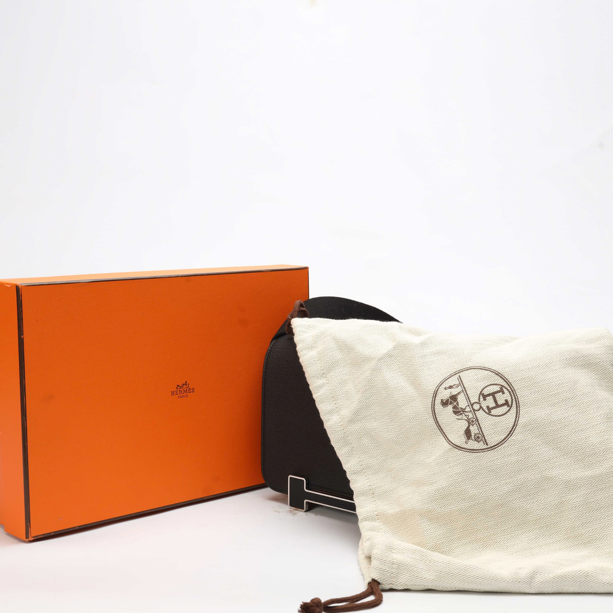 Hermès Geta Black Crossbody bag